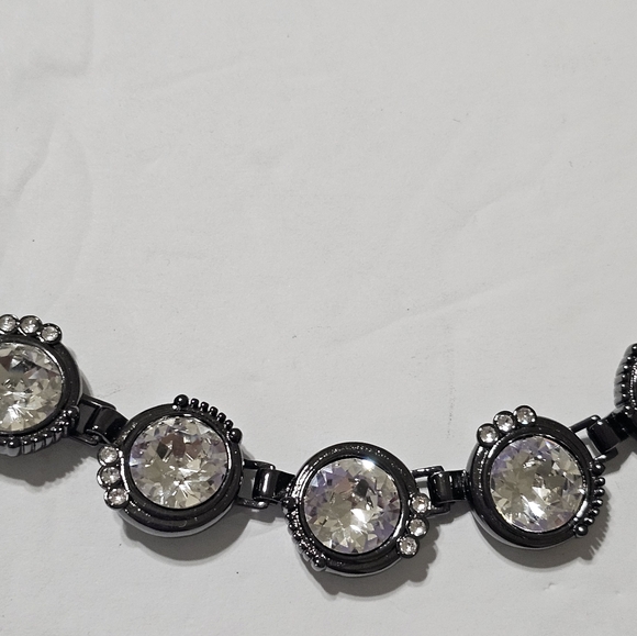 Silpada Bold & Chunky Glamour Necklace with Sparkling Bezel Swarovski Crystal - Picture 7 of 11